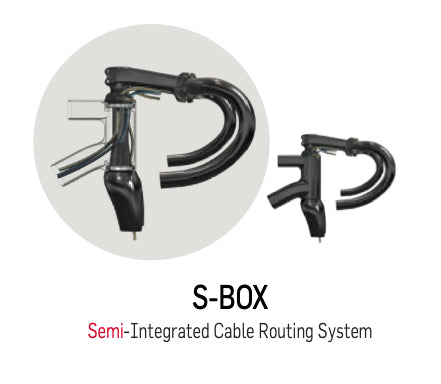 S-Box Semi-Integrated Cable Router for Road Bikes (TK 1556SP)