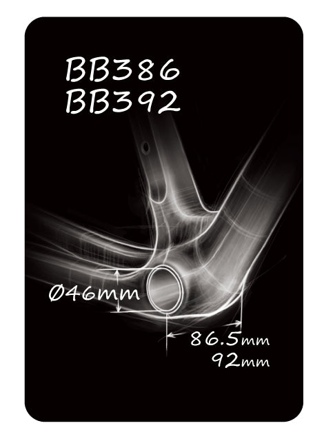 BB386PR for BB386/BB392 Frames and SRAM GXP Cranks