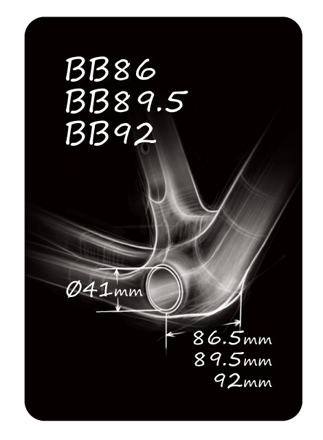 BB841T-41 for BB86/BB89.5/BB92 Frames and SRAM GXP/ Shimano Cranks