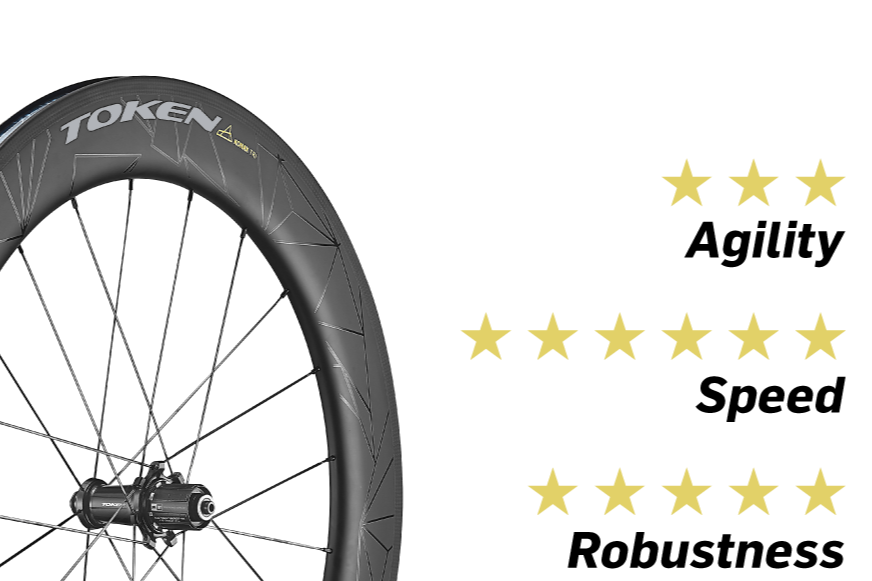 Token prime ventous carbon disc online road wheelset